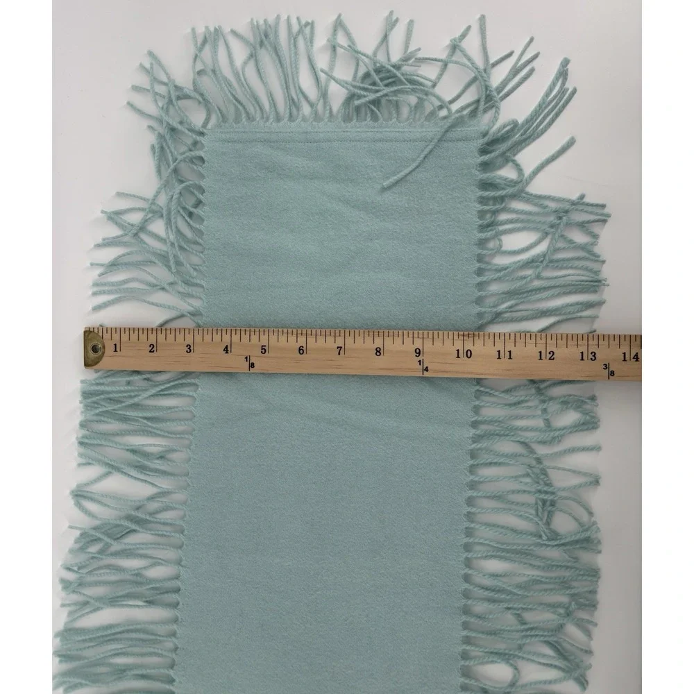 NORDSTROM 100% Cashmere Fringe Scarf Old Money Quiet Luxury Designer Preppy Chic